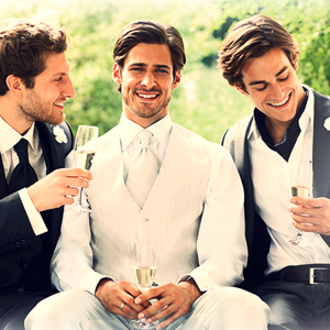 Men in Custom Wedding Suits